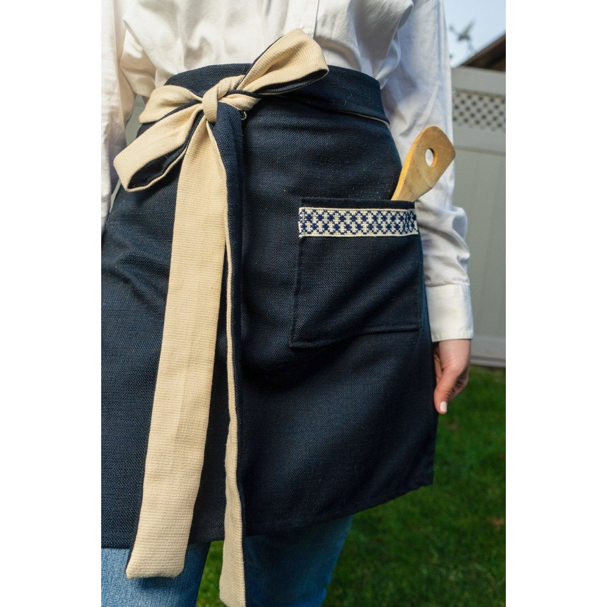 Kuffiyeh Apron in Blue